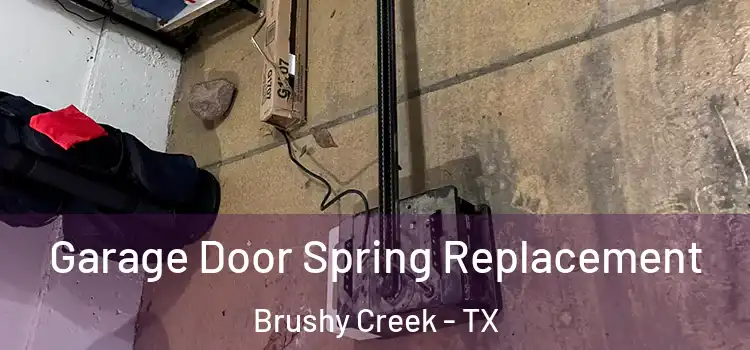  Garage Door Spring Replacement Brushy Creek - TX